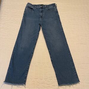 J Crew Stove Pipe Raw Hem Jean Size 29
